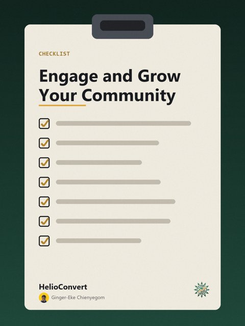 Engage and Grow Your Community