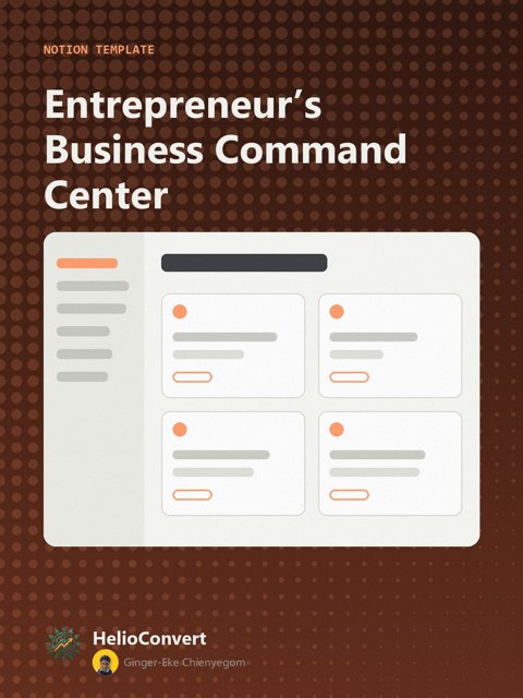 Entrepreneur’s Business Command Center