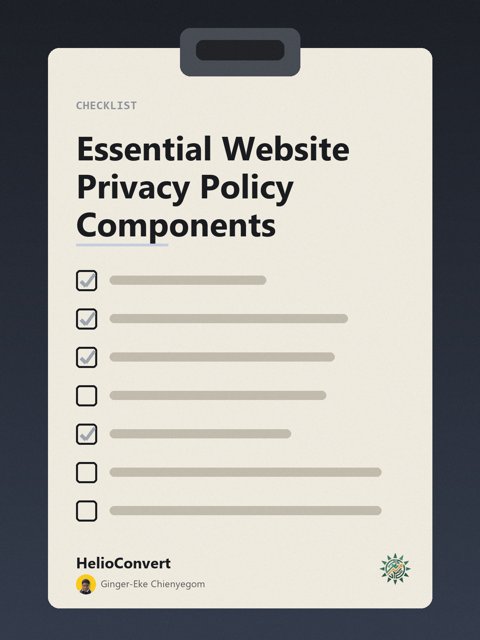 Essential Website Privacy Policy Components