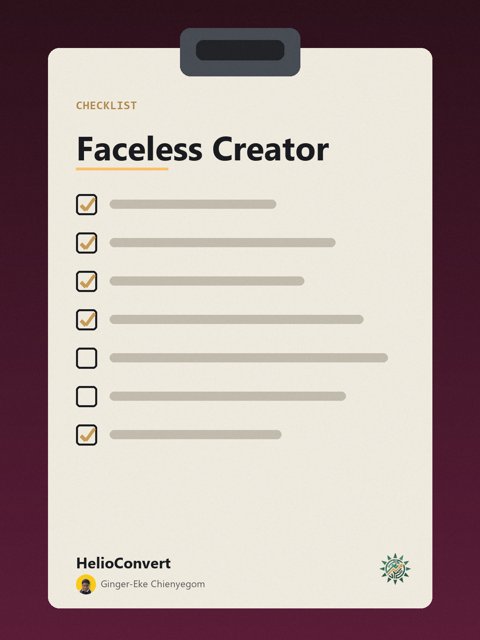 Faceless Creator