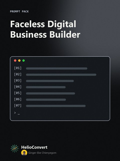 Faceless Digital Business Builder