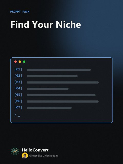 Find Your Niche