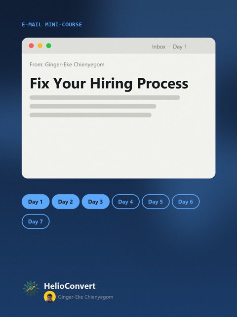 Fix Your Hiring Process