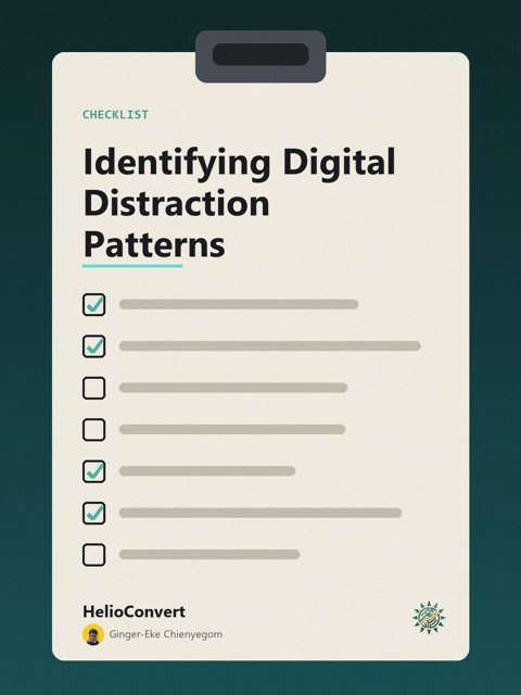 Identifying Digital Distraction Patterns