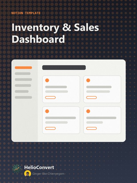 Inventory & Sales Dashboard