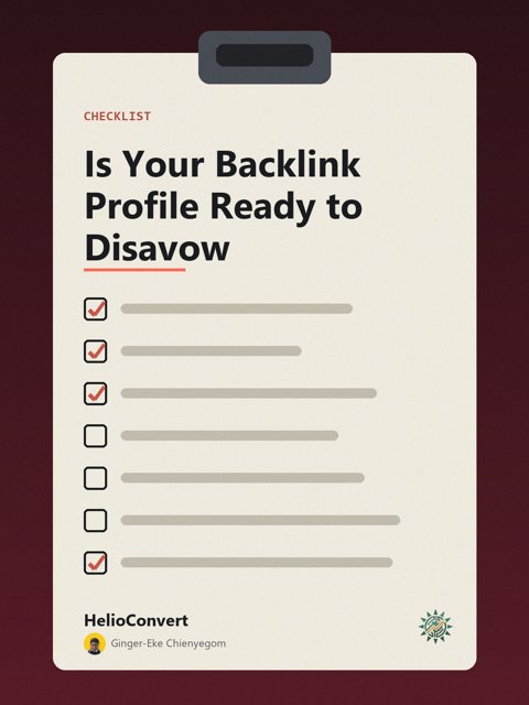 Is Your Backlink Profile Ready to Disavow