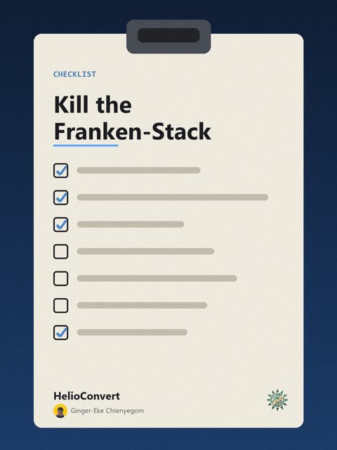 Kill the Franken-Stack