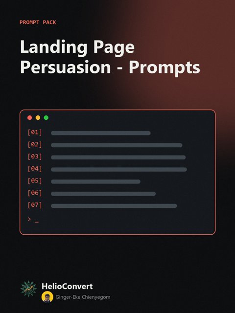 Landing Page Persuasion - Prompts