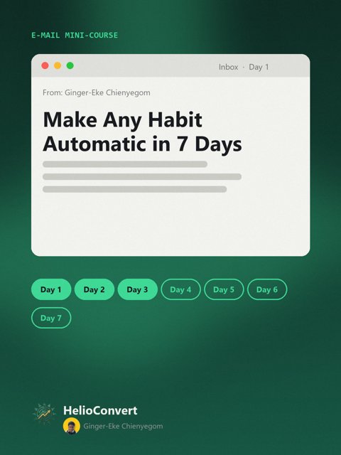 Make Any Habit Automatic in 7 Days