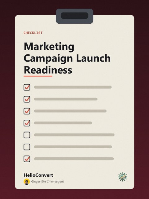 Marketing Campaign Launch Readiness