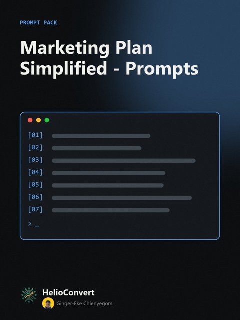 Marketing Plan Simplified - Prompts