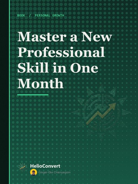 Master a New Professional Skill in One Month
