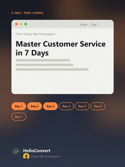 Master Customer Service in 7 Days