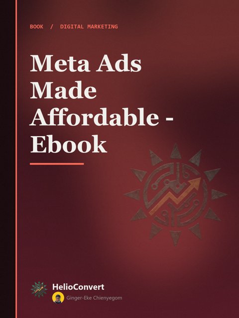 Meta Ads Made Affordable - Ebook