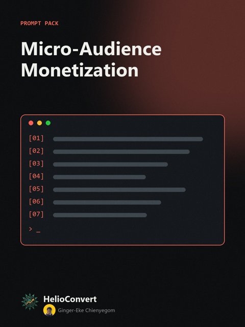 Micro-Audience Monetization