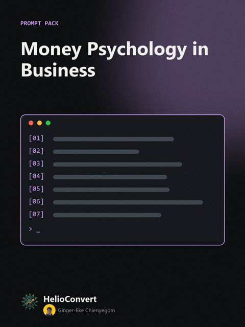 Money Psychology in Business