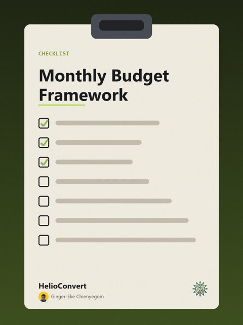 Monthly Budget Framework