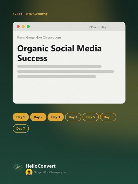 Organic Social Media Success