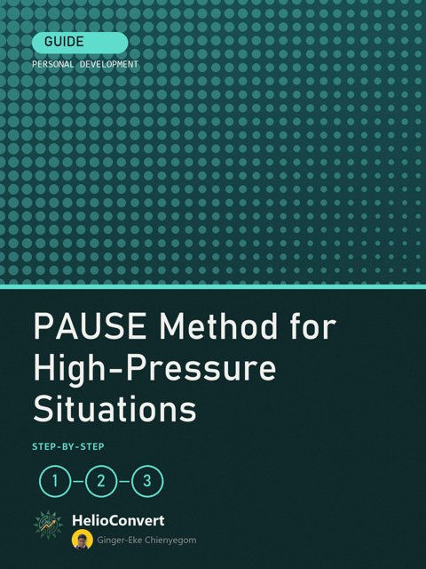 PAUSE Method for High-Pressure Situations