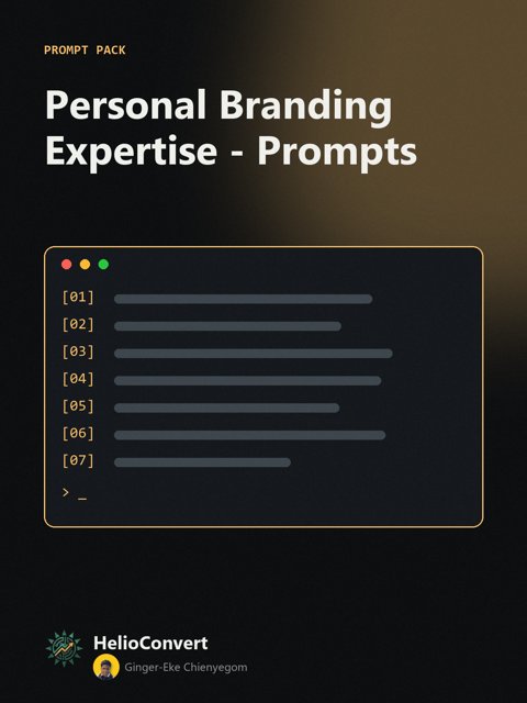 Personal Branding Expertise - Prompts