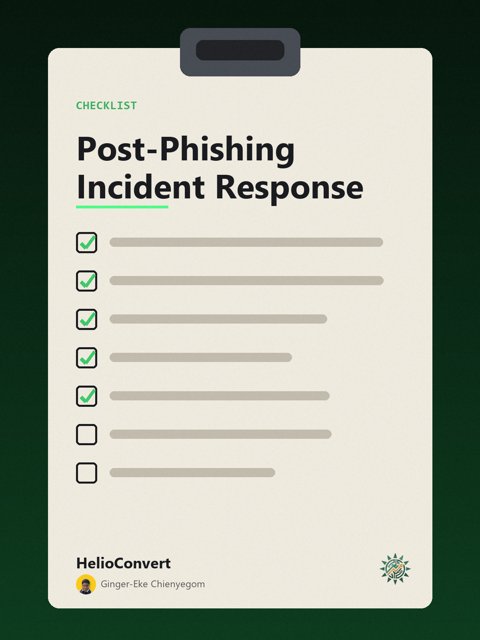 Post-Phishing Incident Response