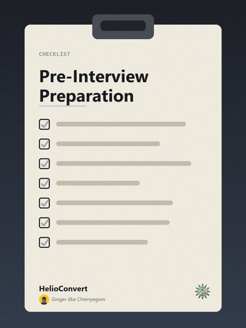 Pre-Interview Preparation