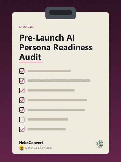 Pre-Launch AI Persona Readiness Audit