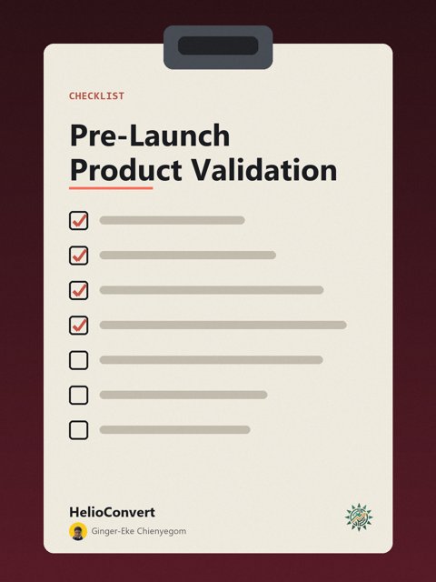 Pre-Launch Product Validation