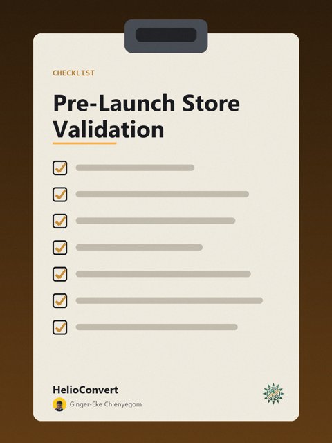 Pre-Launch Store Validation