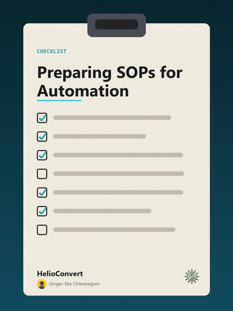 Preparing SOPs for Automation