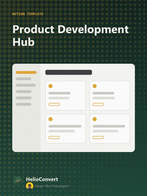Product Development Hub: Notion Template cover