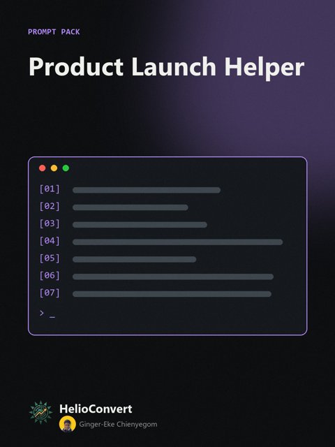 Product Launch Helper