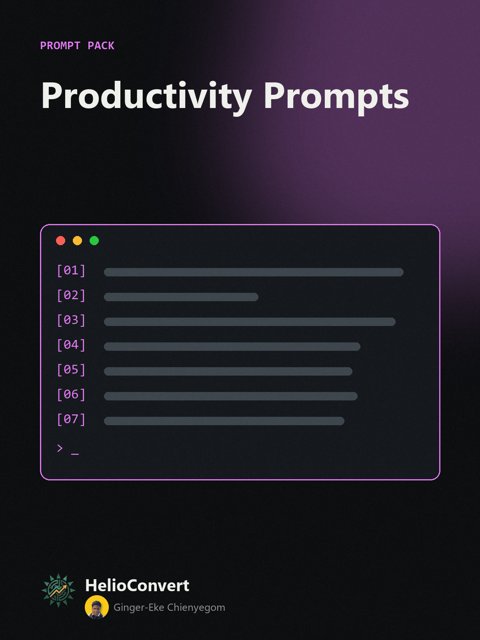 Productivity Prompts