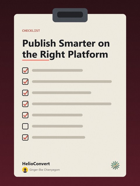 Publish Smarter on the Right Platform