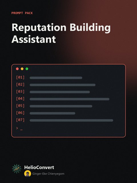 Reputation Building Assistant
