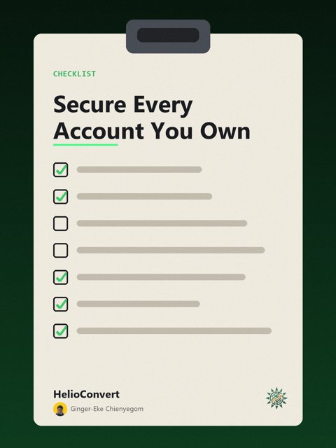 Secure Every Account You Own