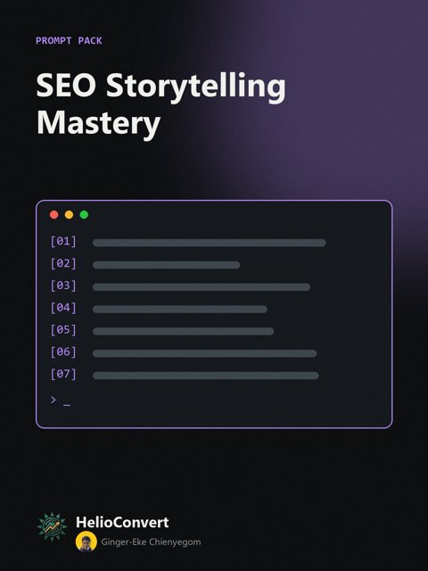 SEO Storytelling Mastery