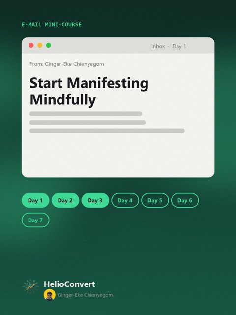 Start Manifesting Mindfully