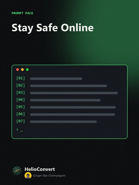 Stay Safe Online