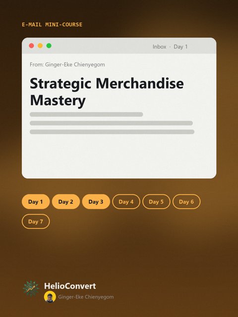 Strategic Merchandise Mastery