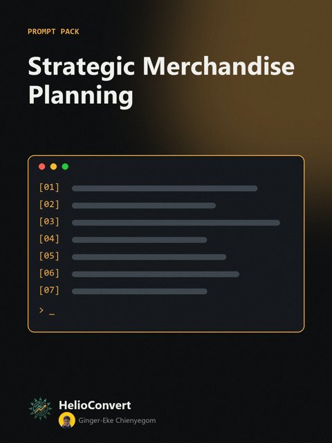 Strategic Merchandise Planning