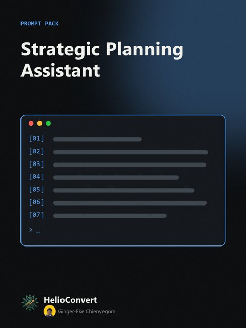 Strategic Planning Assistant