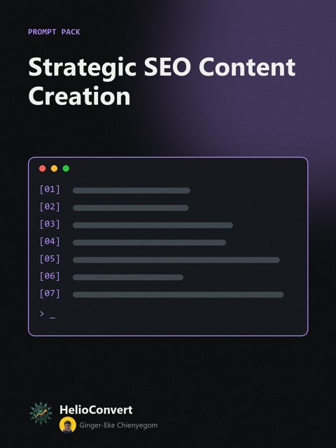Strategic SEO Content Creation