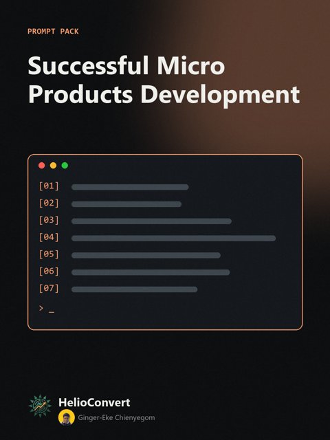 Successful Micro Products Development