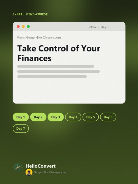 Take Control of Your Finances