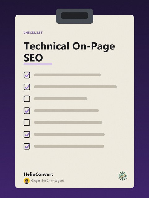 Technical On-Page SEO