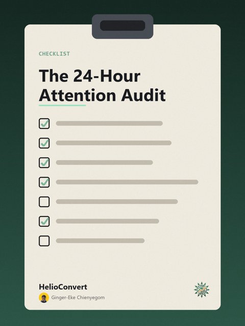 The 24-Hour Attention Audit