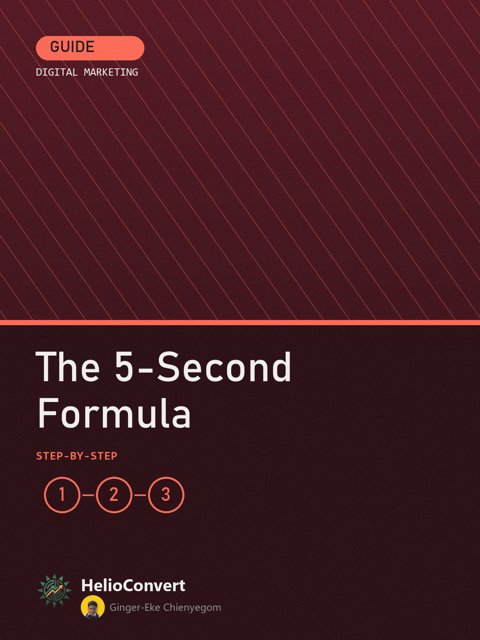 The 5-Second Formula