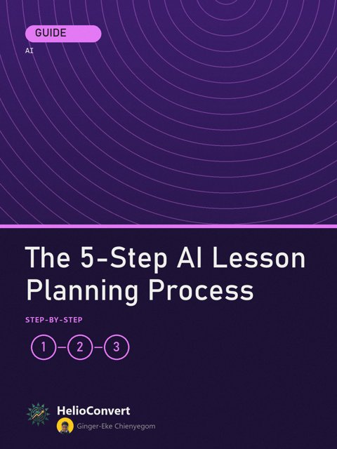The 5-Step AI Lesson Planning Process