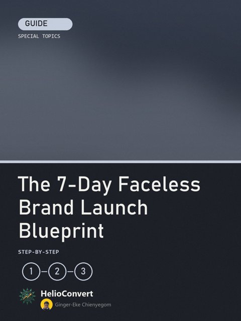 The 7-Day Faceless Brand Launch Blueprint